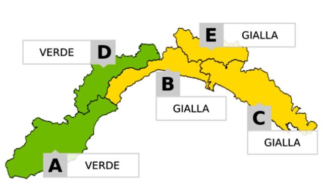 Allerta gialla per temporali sul centro-levante ligure martedì 9 settembre