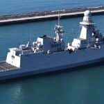 Nave Schergat (F-598), la nuova fregata che ha omaggiato il Salone Nautico di Genova