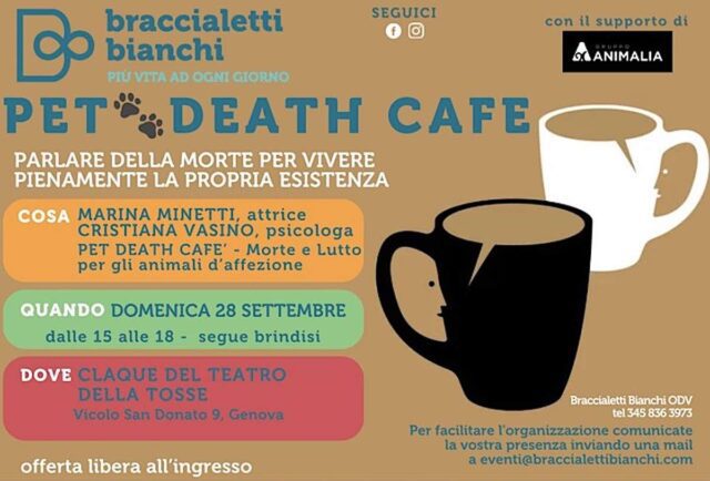 A Genova il primo Pet Death Café: un incontro sul lutto per gli animali d’affezione