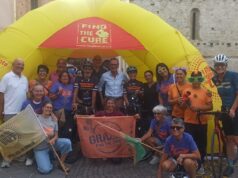 Sono arrivati ad Albenga i ciclisti partiti da Amsterdam per Find the Cure Sono arrivati ad Albenga i ciclisti partiti da Amsterdam per Find the Cure