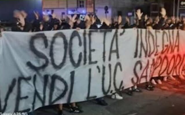 Sampdoria, nuova contestazione dei tifosi: sit-in in zona Campi contro la proprietà