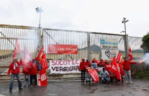 Genova, i lavoratori della Socotec bloccano per mezz’ora l’ingresso di Genova Ovest Genova, i lavoratori della Socotec bloccano per mezz’ora l’ingresso di Genova Ovest