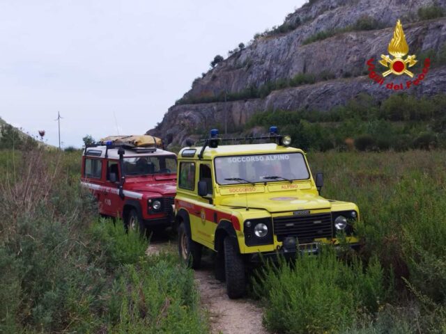 toirano soccorso vvf cnsas Toirano, intervento congiunto di Vigili del Fuoco e Soccorso Alpino per una rocciatrice infortunata