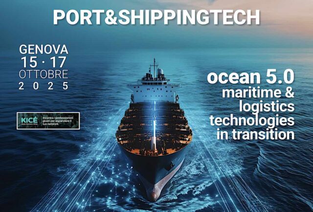 Il 16 e 17 ottobre 2025 Port&ShippingTech torna al Porto Antico di Genova: workshop su AI, decarbonizzazione, navigazione sat, formazione marittima e innovazione portuale in mostra.