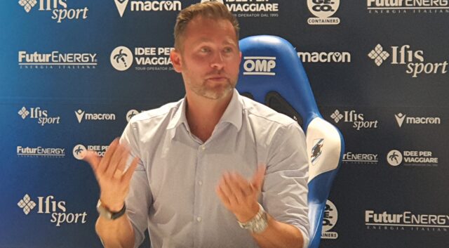 Sampdoria, Fredberg: Con questo staff i valori emergeranno