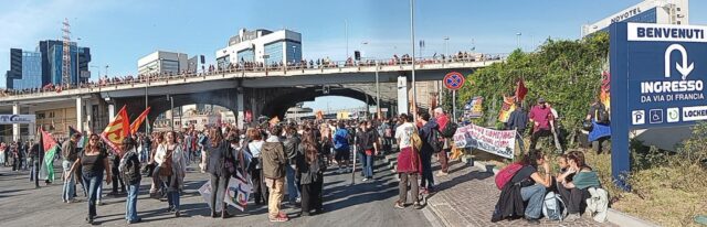 Genova, manifestazioni per Gaza: cortei in centro, riaperta la sopraelevata e traffico in tilt