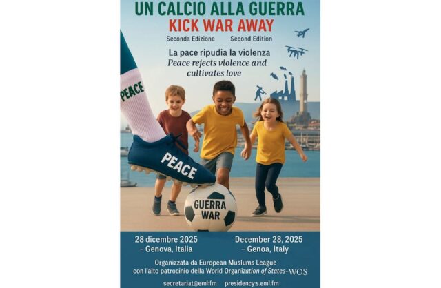 Calci al pallone, ma soprattutto Un calcio alla guerra