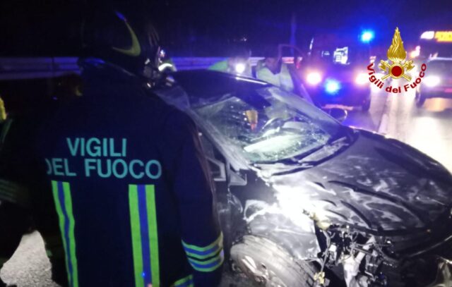 Vvf incidente a10 finale ligure