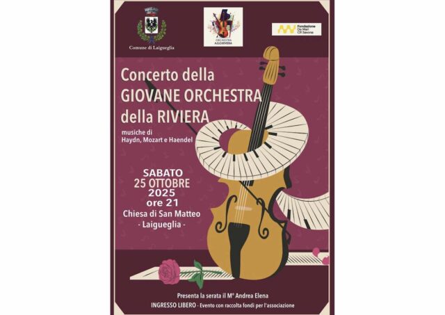 Domani a Laigueglia il concerto della Giovane Orchestra della Riviera Domani a Laigueglia il concerto della Giovane Orchestra della Riviera