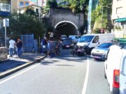 Incidente a Bogliasco, scooter a terra: ripercussioni sul traffico Incidente a Bogliasco, scooter a terra: ripercussioni sul traffico
