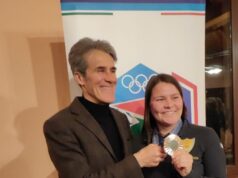 Ortovero ha festeggiato la medaglia d’argento di Silvana Stanco Ortovero ha festeggiato la medaglia d'argento di Silvana Stanco