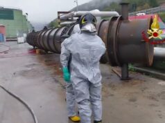 Esercitazione dei Vigili del Fuoco all’ex raffineria IPLOM di Busalla: simulato un incidente chimico Esercitazione dei Vigili del Fuoco all’ex raffineria IPLOM di Busalla: simulato un incidente chimico