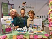 Il Celivo al Festival Orientamenti 2025: opportunità di volontariato per studenti e scuole Il Celivo a Orientamenti - Lo stand con i pensieri dei ragazzi sul volontariato