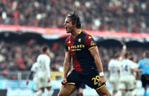 Tra Genoa e Fiorentina finisce 2-2; debutto di De Rossi e primo gol di Colombo.