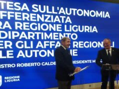 Calderoli e Bucci firmano intesa su autonomia Liguria. Lega: un vantaggio per tutti