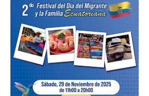 A Genova il 20° Festival della Giornata del Migrante e della Famiglia ecuadoriana il 29 novembre 2025 A Genova il 20° Festival della Giornata del Migrante e della Famiglia ecuadoriana il 29 novembre 2025