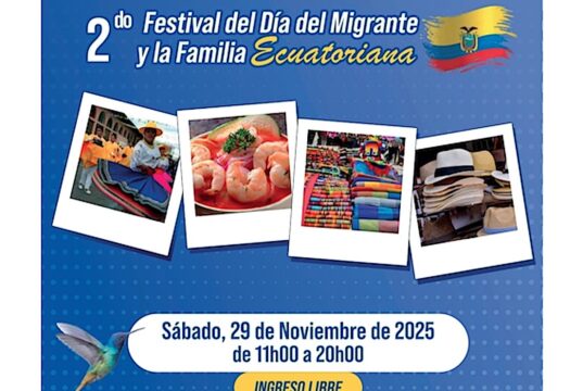 A Genova il 20° Festival della Giornata del Migrante e della Famiglia ecuadoriana il 29 novembre 2025 A Genova il 20° Festival della Giornata del Migrante e della Famiglia ecuadoriana il 29 novembre 2025