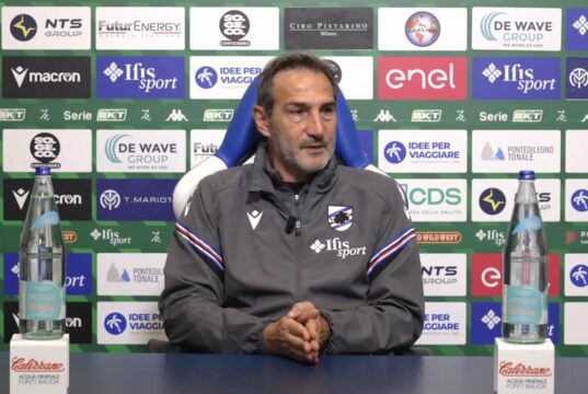 Gregucci chiama la Sampdoria alla svolta: siamo ultimi in Serie B, ma possiamo risalire solo lottando insieme