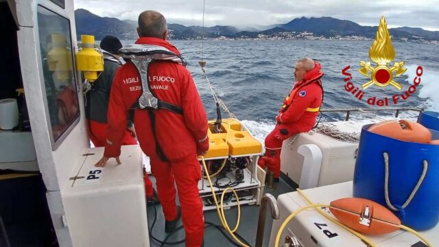 Sub disperso al largo di Arenzano: ricerche al relitto della Haven con ROV, ma ancora senza esito