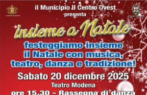 Sabato 20 dicembre, gran spettacolo al Teatro “Gustavo Modena” in due parti (15.30 e 20.15)