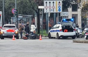 Scooter a terra a Brignole: 28enne soccorsa e trasportata al Galliera Scooter a terra a Brignole: 28enne soccorsa e trasportata al Galliera