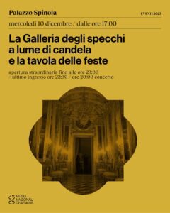 Locandina apertura Palazzo Spinola e concerto-10 dicembre 2025