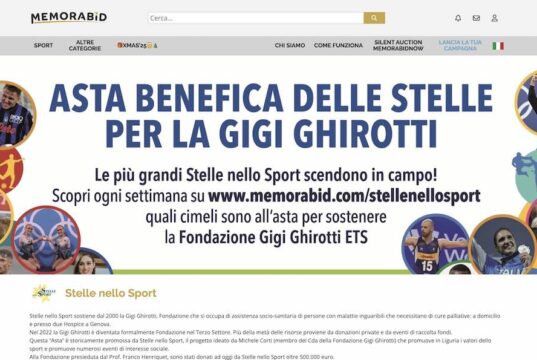Asta delle Stelle 2025, venti campioni in campo per la Fondazione Gigi Ghirotti Asta delle Stelle 2025, venti campioni in campo per la Fondazione Gigi Ghirotti
