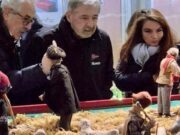 E Bucci inaugura il Presepe meccanizzato di Campo Ligure