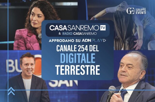 Casa Sanremo TV arriva sul digitale terrestre al canale 254