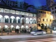 Vento forte a Genova, cadono calcinacci a Prè: chiusa piazza della Commenda Vento forte a Genova, cadono calcinacci a Prè: chiusa piazza della Commenda