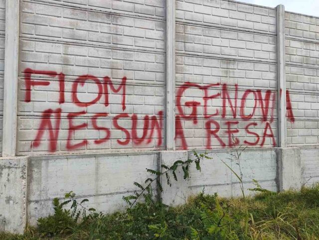 Ex Ilva, nuovo corteo verso l’aeroporto: con i lavoratori anche delegati Fincantieri e Ansaldo