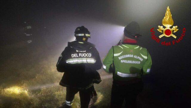 vvf cnsas ricerche dispaerso bargagli Uomo disperso nei boschi sopra Bargagli: ritrovato dai Vigili del Fuoco nei pressi di Traso