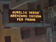 Aurelia chiusa per frana verso Arenzano