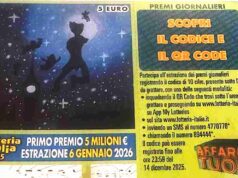Sono 306 i tagliandi premiati della Lotteria Italia 2025–2026 Sono 306 i tagliandi premiati della Lotteria Italia 2025–2026