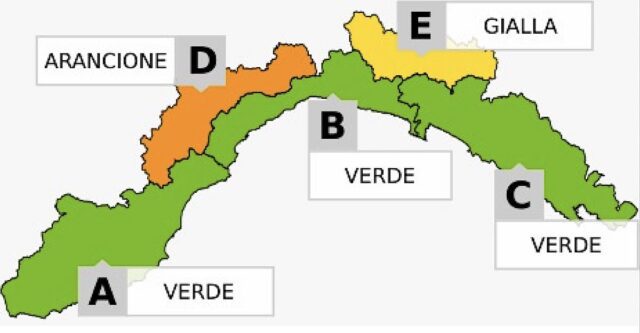Allerta neve e maltempo in Liguria: avvisi Arpal aggiornati
