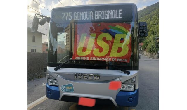 AMT Genova, l’allarme USB sul futuro dell’azienda AMT Genova, l’allarme USB sul futuro dell’azienda