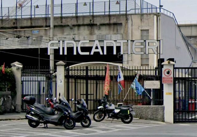 Presidio lavoratori presso Fincantieri Sestri, traffico in tilt nel ponente