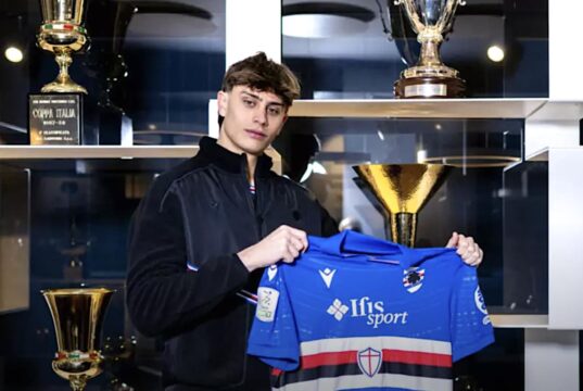 Sampdoria, ufficiale il prestito del giovane portiere Tommaso Martinelli dalla Fiorentina Sampdoria, ufficiale il prestito del giovane portiere Tommaso Martinelli dalla Fiorentina