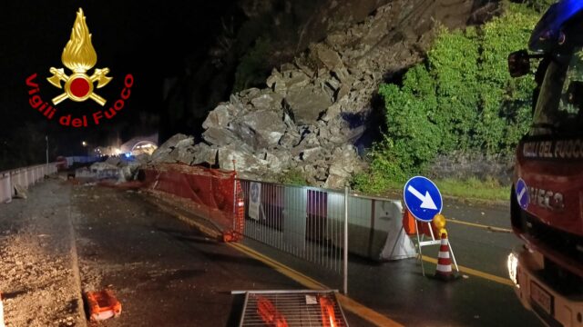 Frana ad Arenzano, autostrada gratis da Pra’ a Arenzano