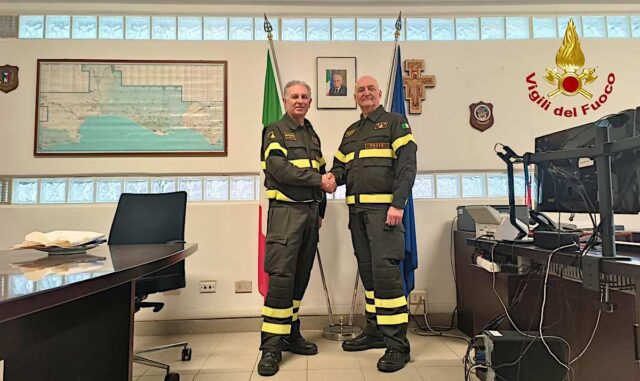 Vigili del Fuoco Savona, cambio al vertice del Comando