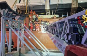 Operaio ferito su una nave al porto di Genova Operaio ferito su una nave al porto di Genova