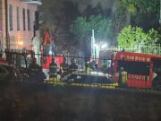 Genova, frana a Castelletto: tre evacuati Genova, frana a Castelletto: tre evacuati