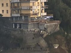 Genova, frana via Napoli: notte passata tranquilla Genova, frana via Napoli: notte passata tranquilla