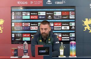 De Rossi: Genoa, qualità in crescita col Torino De Rossi: Genoa, qualità in crescita col Torino