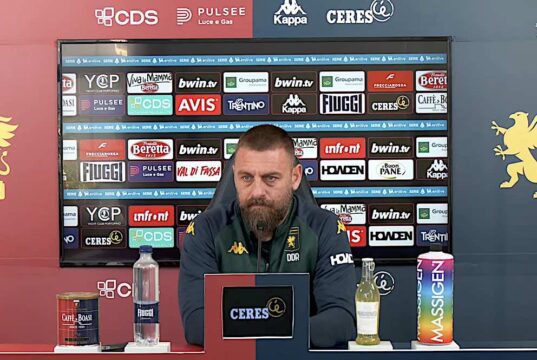 De Rossi: Genoa, qualità in crescita col Torino De Rossi: Genoa, qualità in crescita col Torino