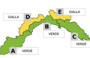 Liguria, allerta gialla neve sui versanti padani di D ed E Liguria, allerta gialla neve sui versanti padani di D ed E