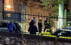 Genova Castelletto, cede muraglione al Passo Barsanti Genova Castelletto, cede muraglione al Passo Barsanti