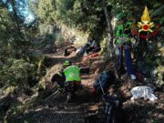 Cinque Terre, turista recuperata in un dirupo Cinque Terre, turista recuperata in un dirupo
