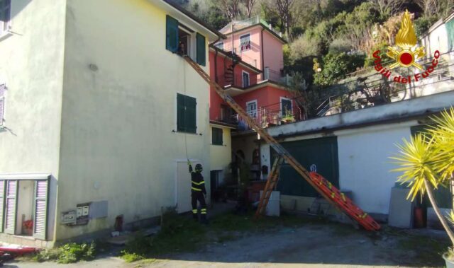 Carasco, soccorso complesso in via Pian del Mulino